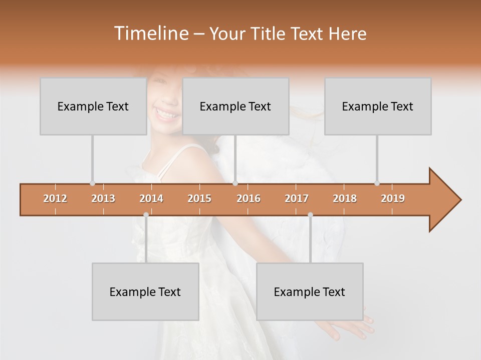 Background Fashion Blond PowerPoint Template