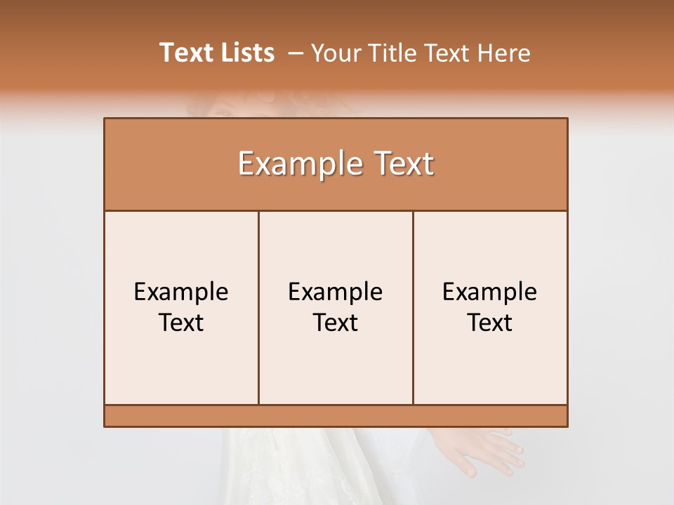 Background Fashion Blond PowerPoint Template