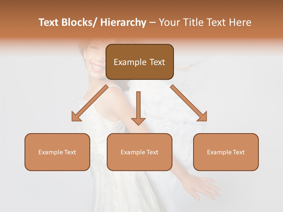 Background Fashion Blond PowerPoint Template