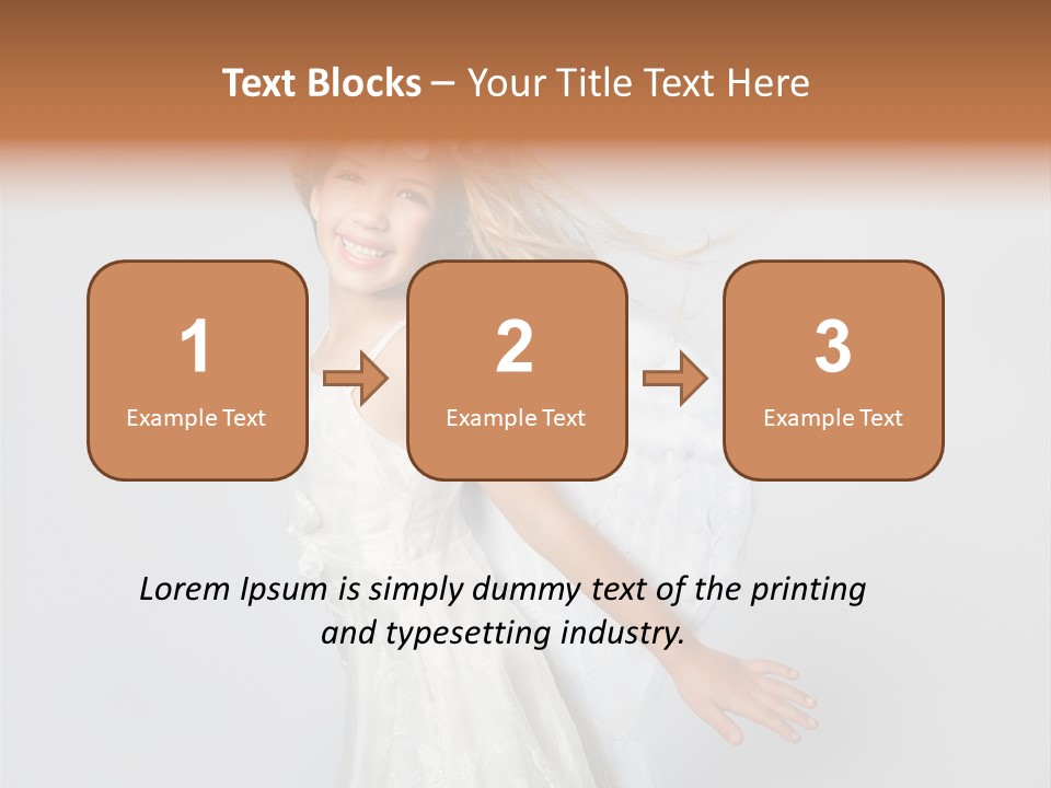 Background Fashion Blond PowerPoint Template