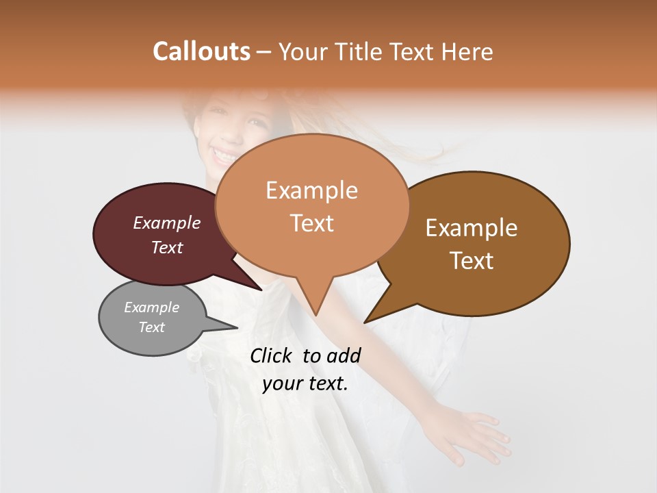 Background Fashion Blond PowerPoint Template