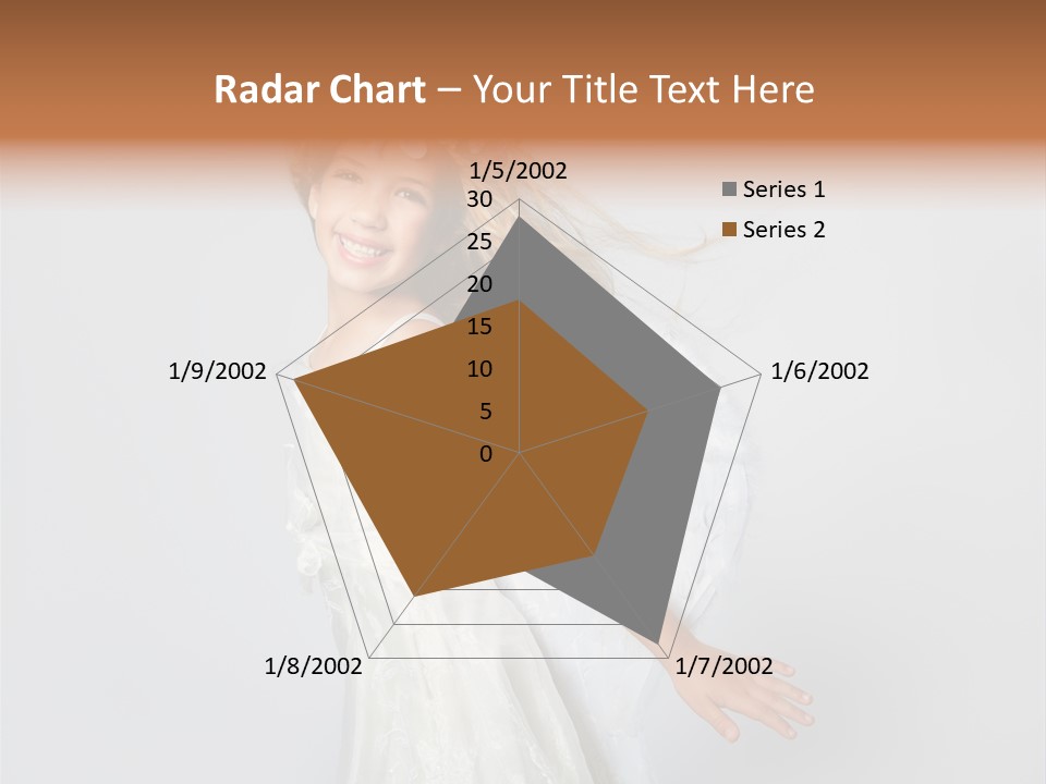 Background Fashion Blond PowerPoint Template