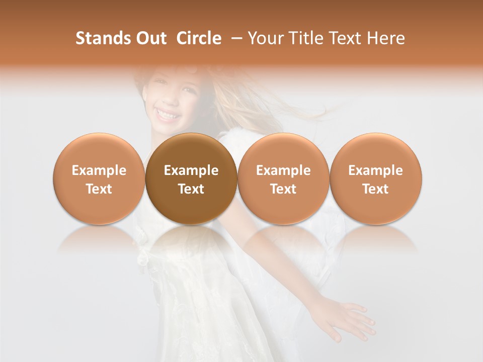 Background Fashion Blond PowerPoint Template