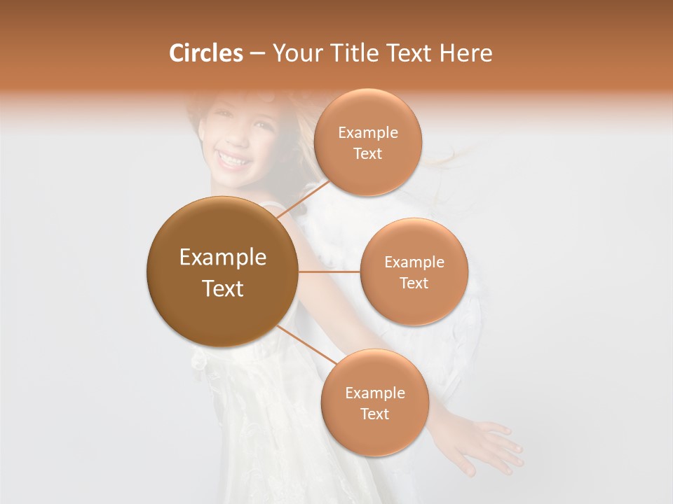 Background Fashion Blond PowerPoint Template