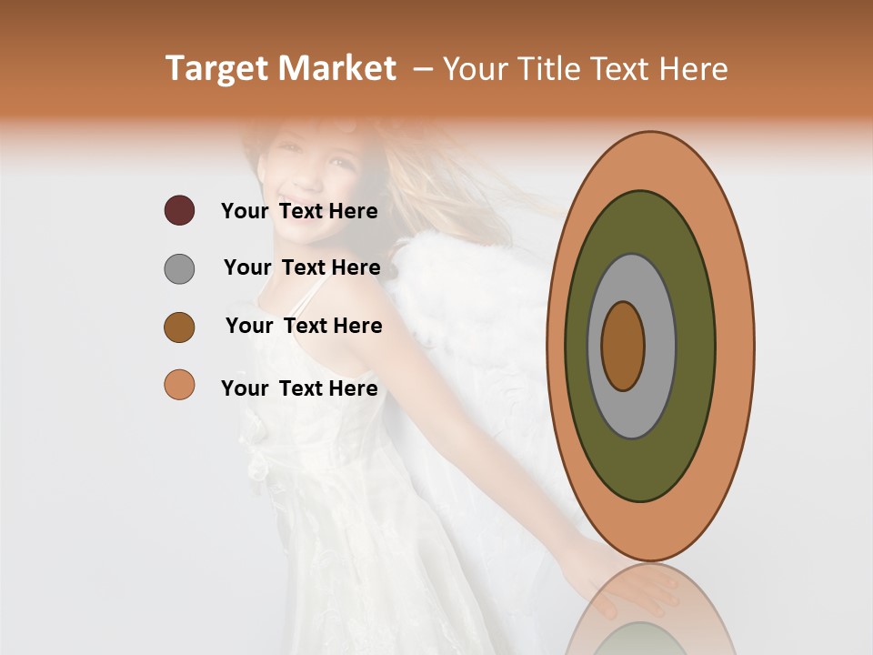 Background Fashion Blond PowerPoint Template