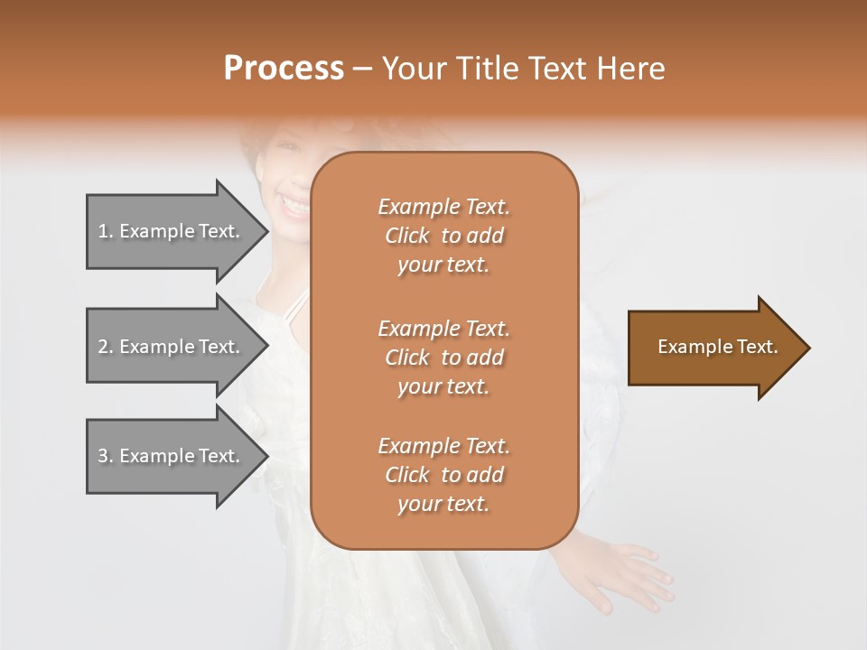 Background Fashion Blond PowerPoint Template