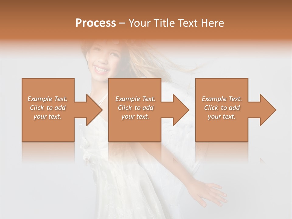 Background Fashion Blond PowerPoint Template