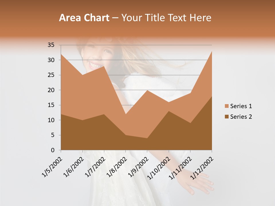 Background Fashion Blond PowerPoint Template