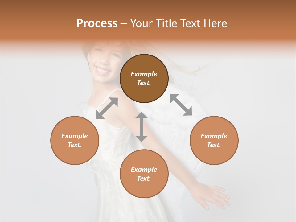 Background Fashion Blond PowerPoint Template