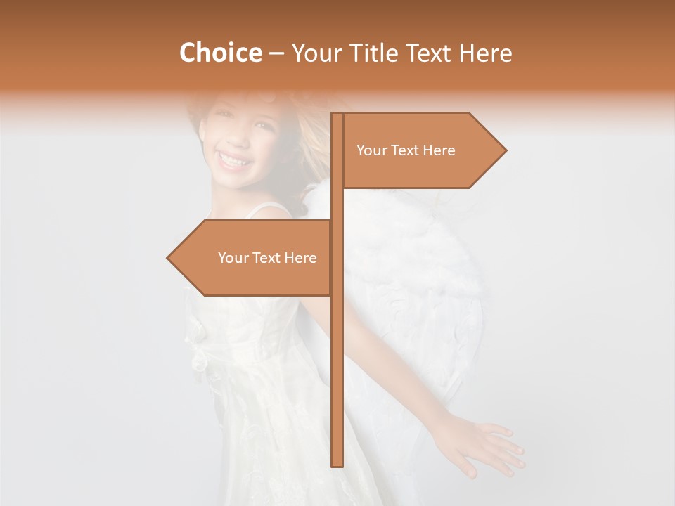 Background Fashion Blond PowerPoint Template