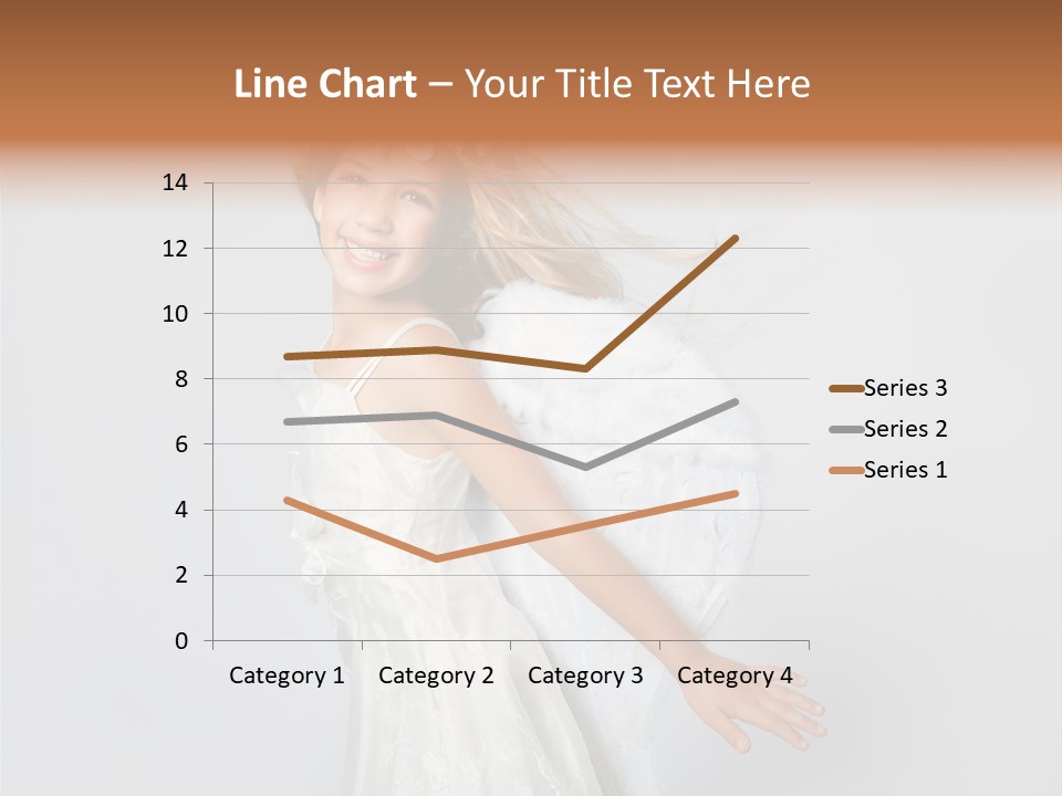 Background Fashion Blond PowerPoint Template