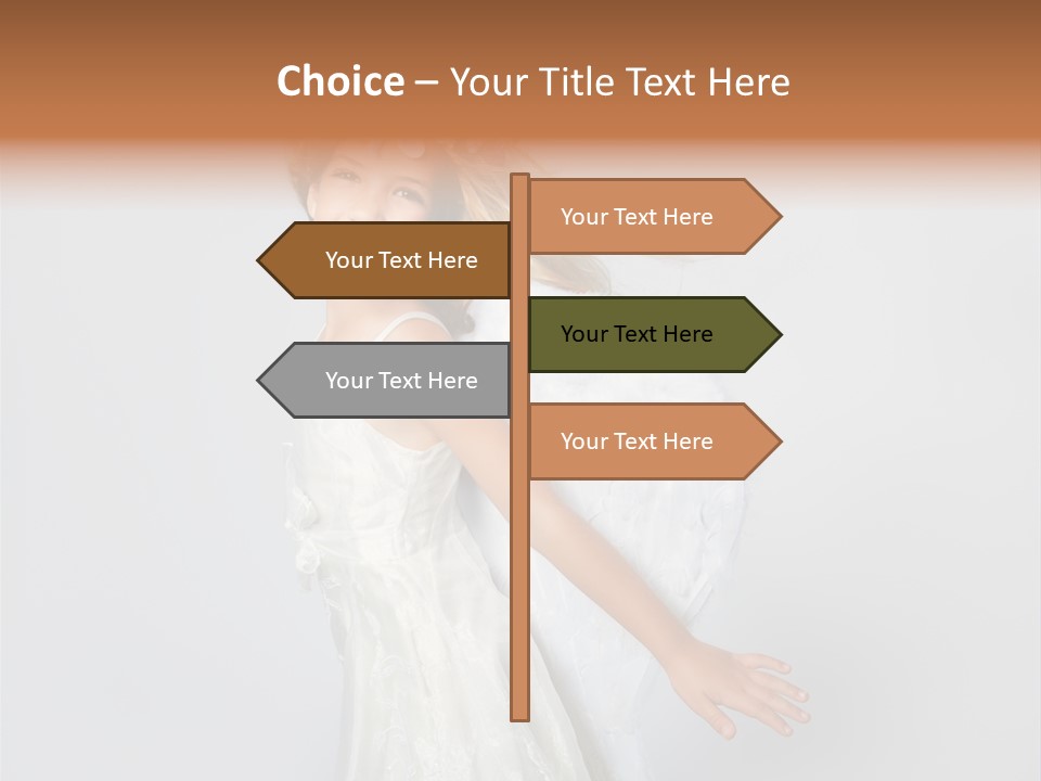 Background Fashion Blond PowerPoint Template