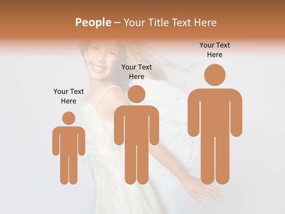 Background Fashion Blond PowerPoint Template