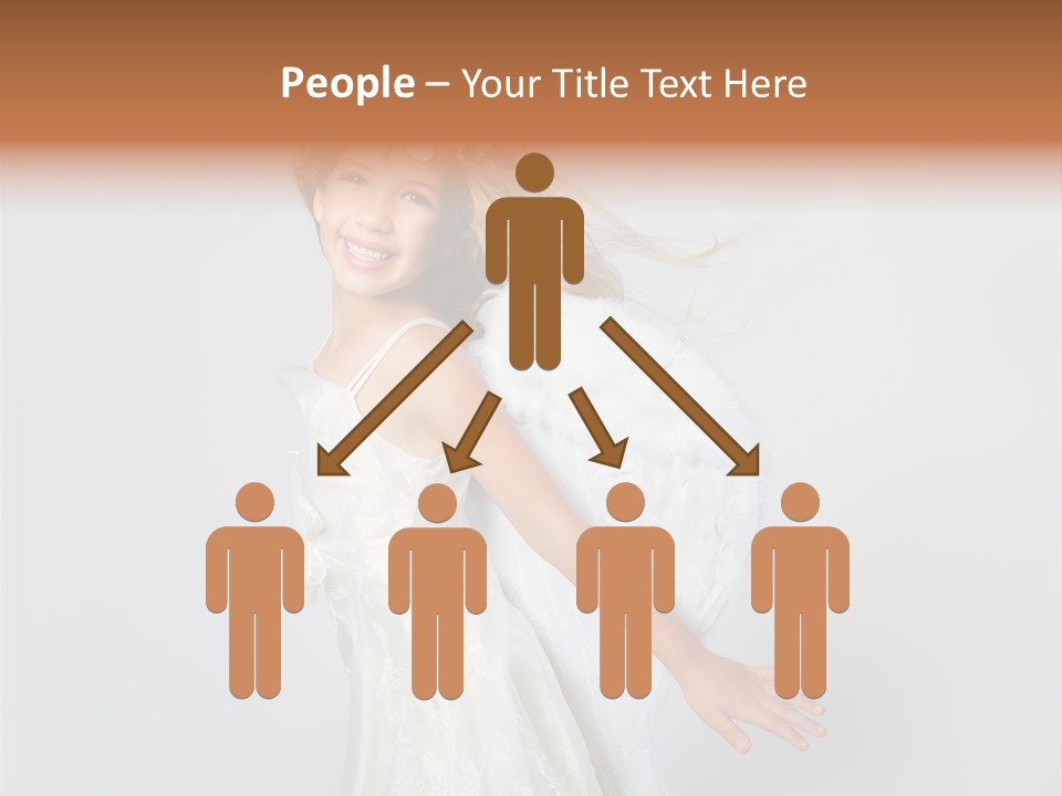 Background Fashion Blond PowerPoint Template