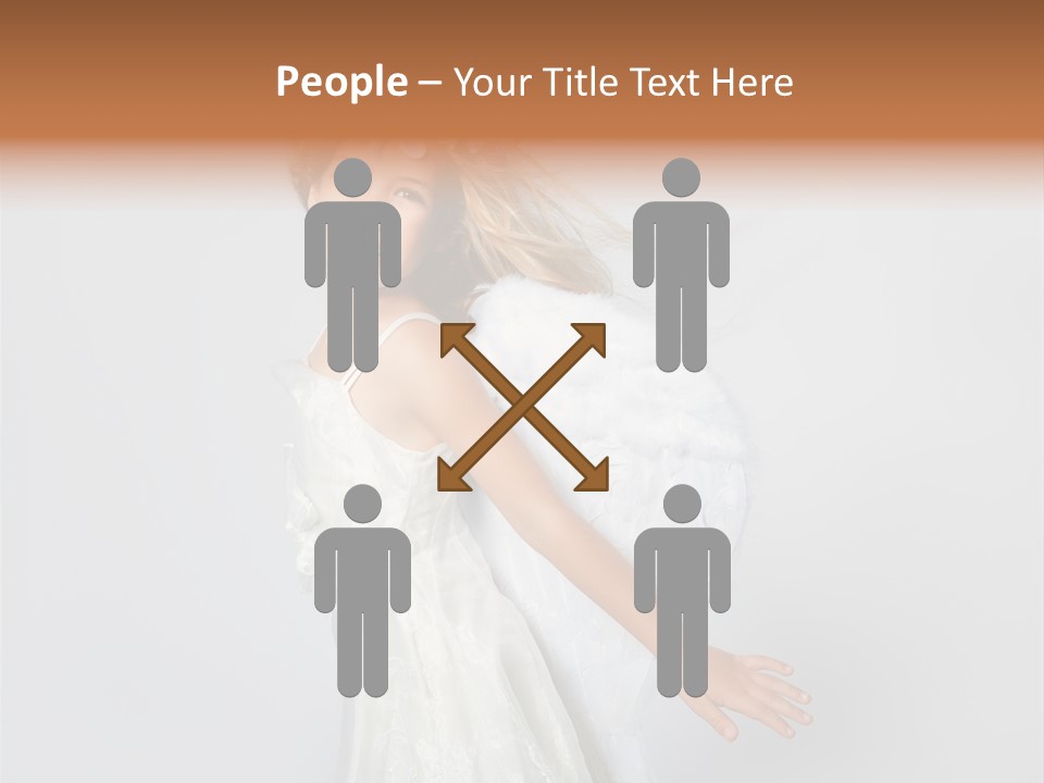 Background Fashion Blond PowerPoint Template