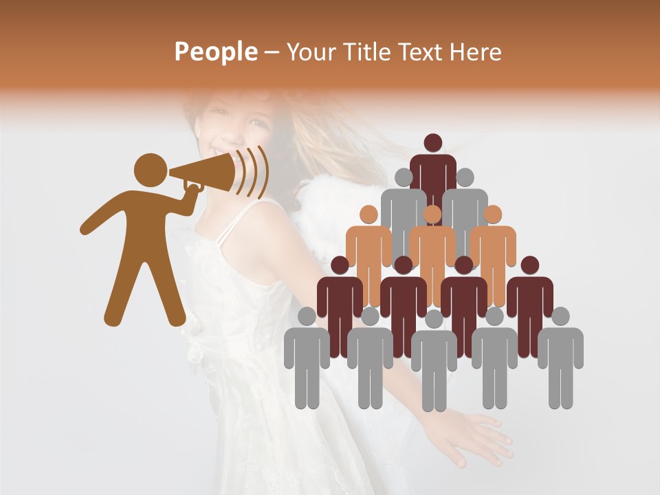 Background Fashion Blond PowerPoint Template