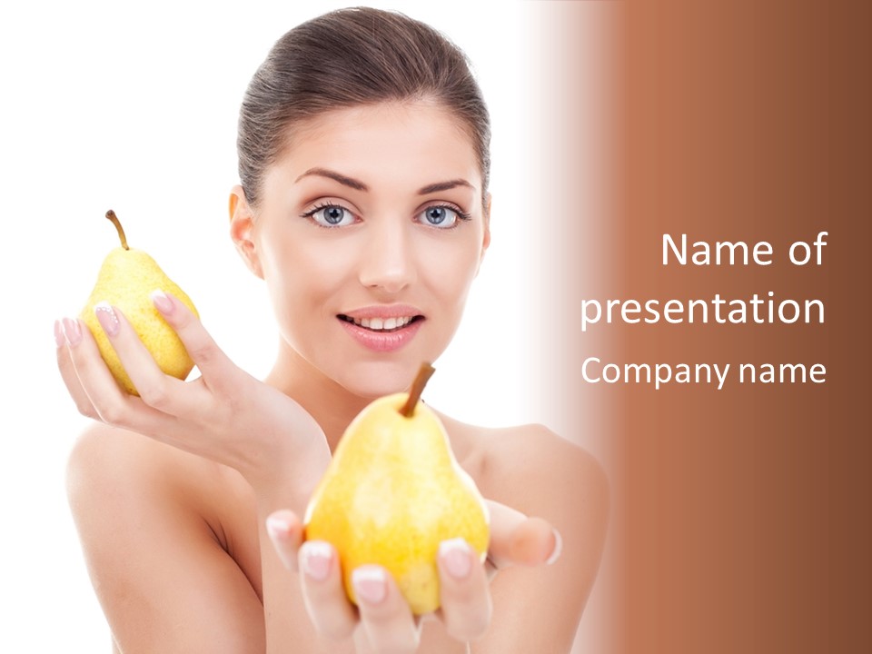 Beautiful Human Smile PowerPoint Template