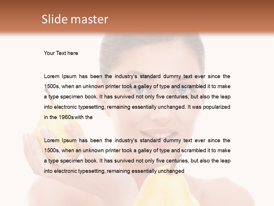 Beautiful Human Smile PowerPoint Template