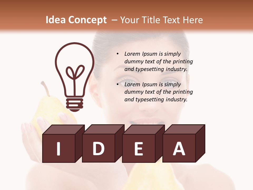 Beautiful Human Smile PowerPoint Template