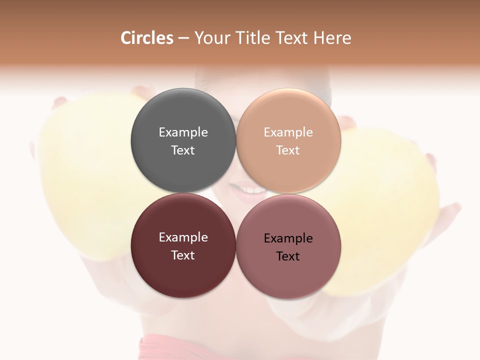 Fruit Female Workout PowerPoint Template