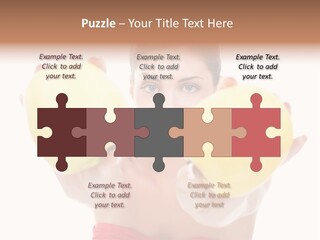 Fruit Female Workout PowerPoint Template