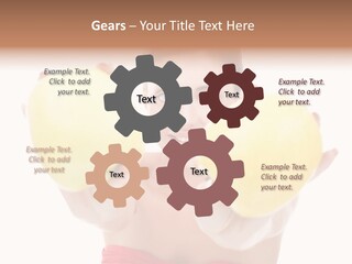 Fruit Female Workout PowerPoint Template