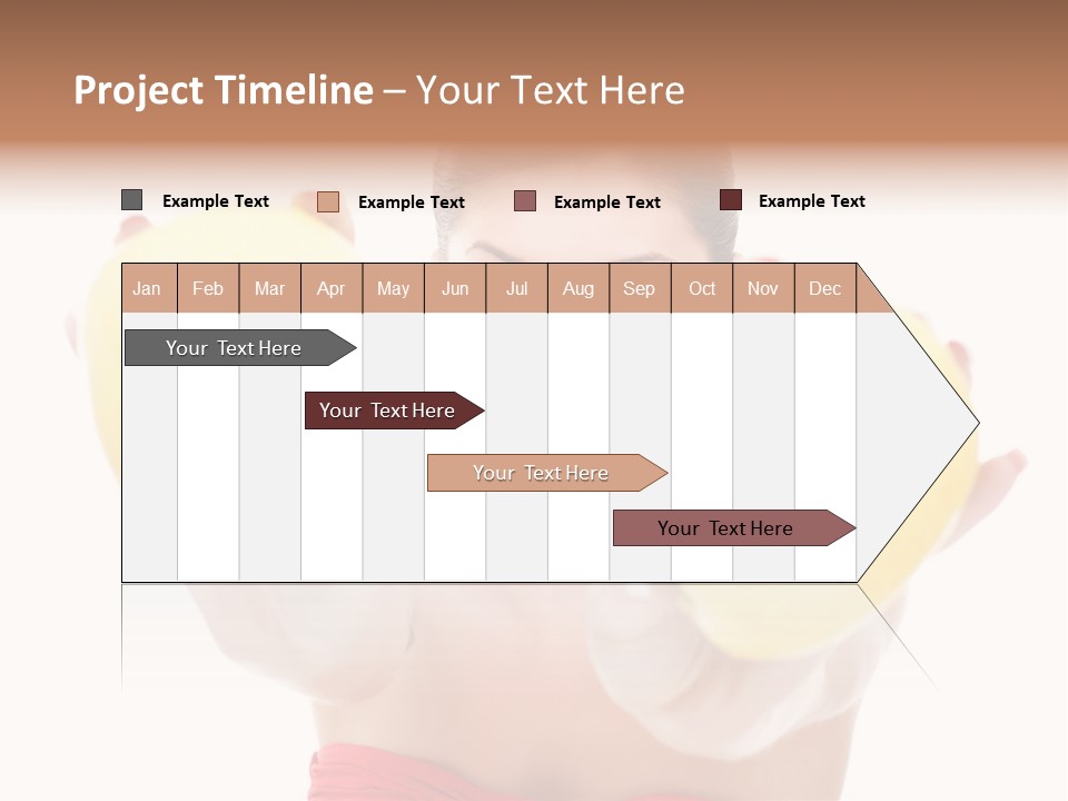 Fruit Female Workout PowerPoint Template