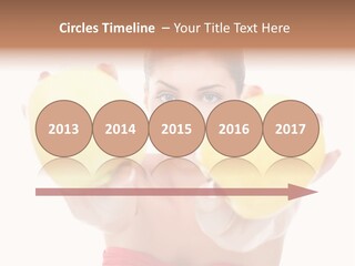 Fruit Female Workout PowerPoint Template