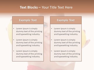 Fruit Female Workout PowerPoint Template