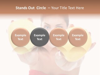 Fruit Female Workout PowerPoint Template