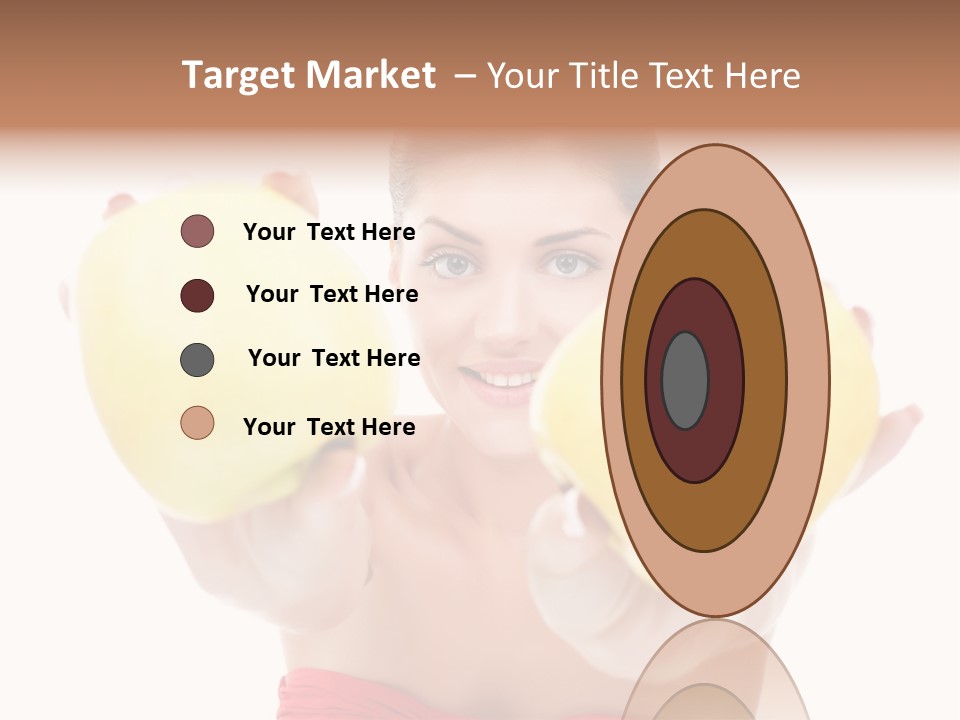 Fruit Female Workout PowerPoint Template