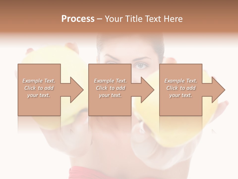 Fruit Female Workout PowerPoint Template
