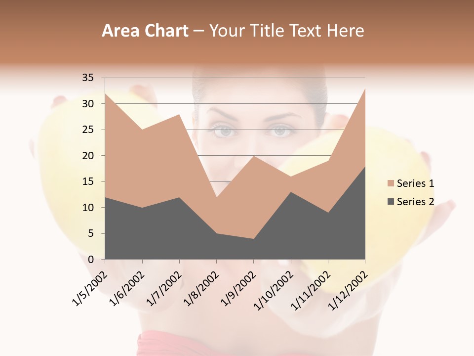 Fruit Female Workout PowerPoint Template