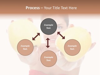 Fruit Female Workout PowerPoint Template
