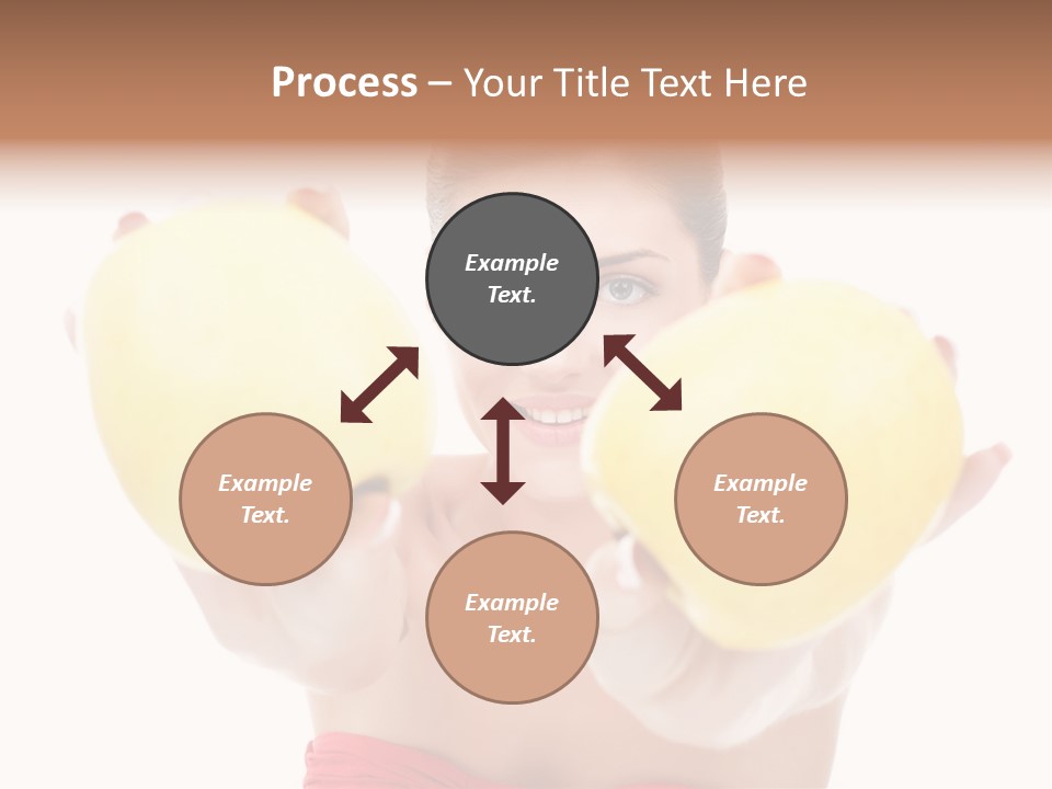 Fruit Female Workout PowerPoint Template