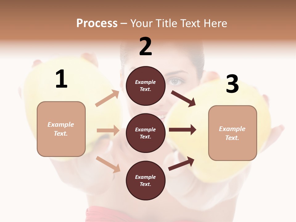 Fruit Female Workout PowerPoint Template