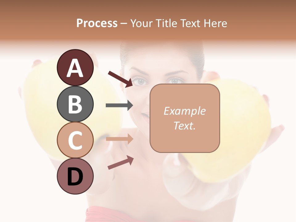 Fruit Female Workout PowerPoint Template