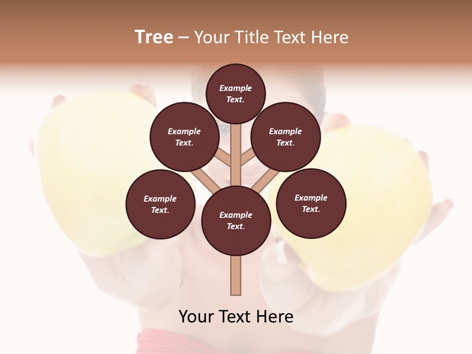 Fruit Female Workout PowerPoint Template