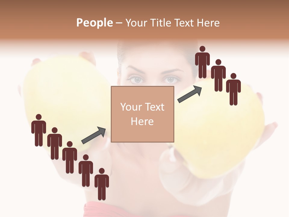 Fruit Female Workout PowerPoint Template