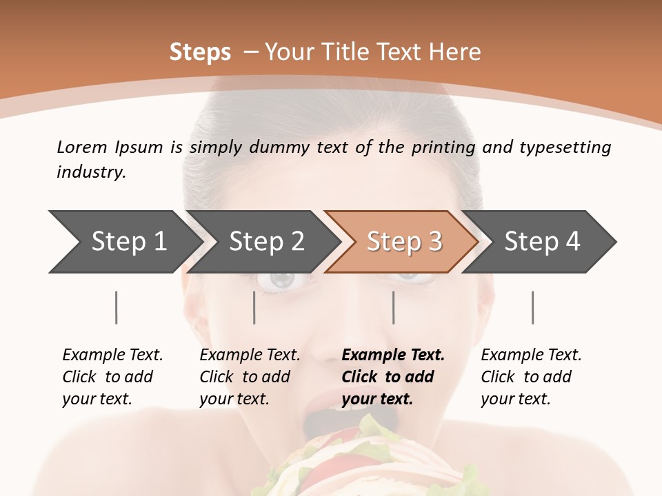 Big Female Fast PowerPoint Template