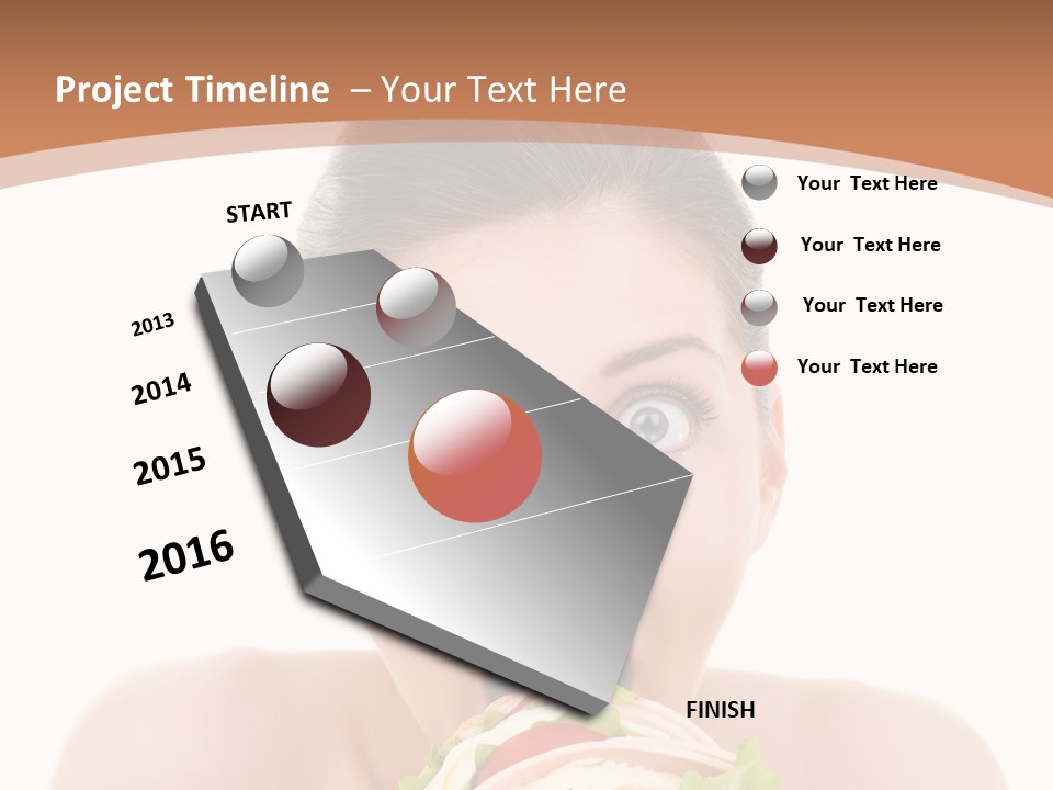 Big Female Fast PowerPoint Template