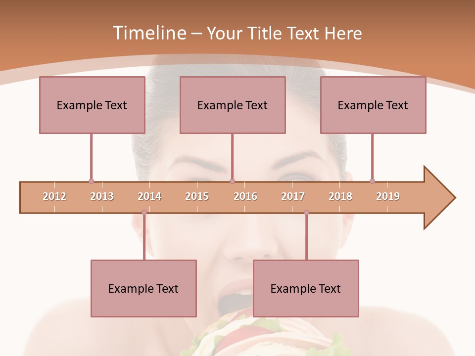 Big Female Fast PowerPoint Template