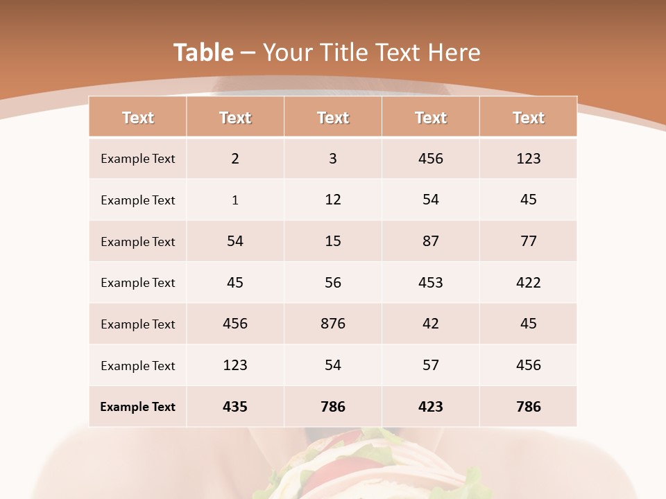 Big Female Fast PowerPoint Template