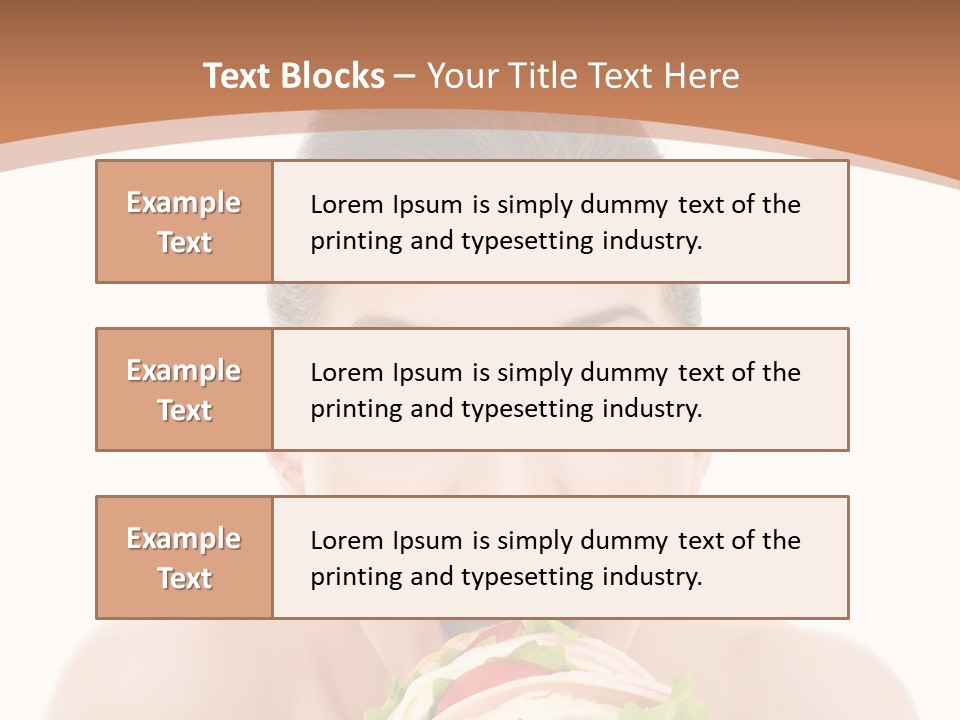 Big Female Fast PowerPoint Template