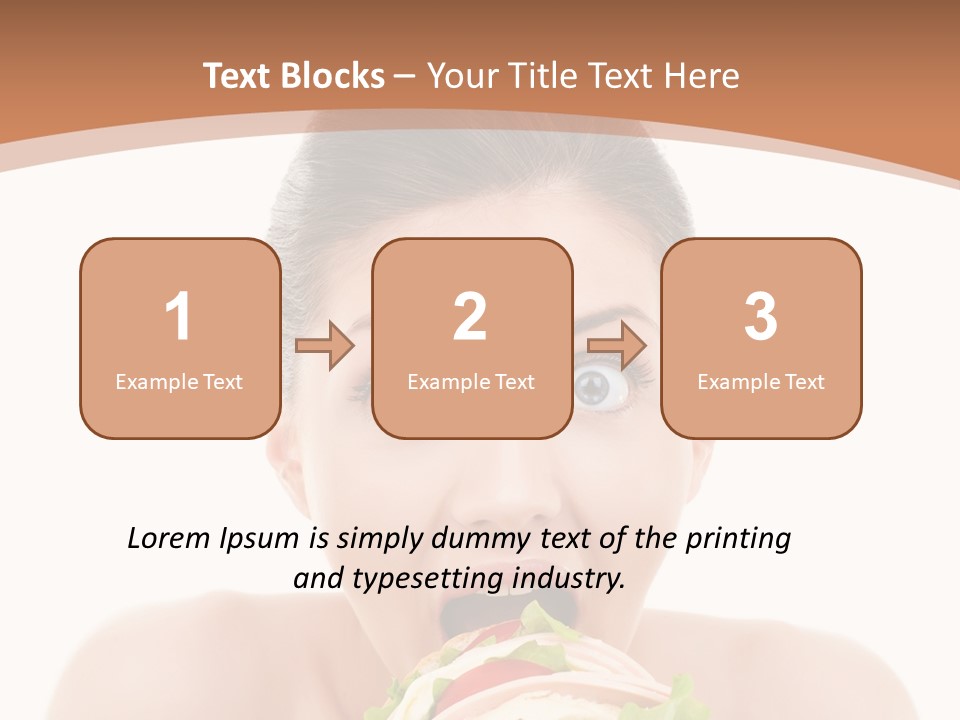 Big Female Fast PowerPoint Template