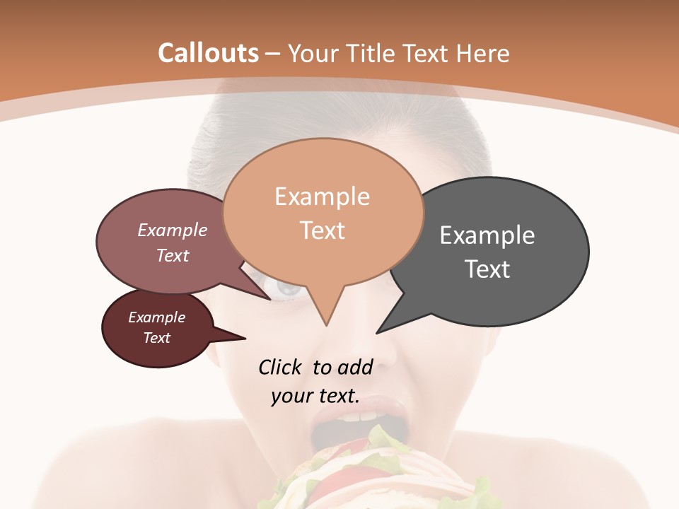 Big Female Fast PowerPoint Template