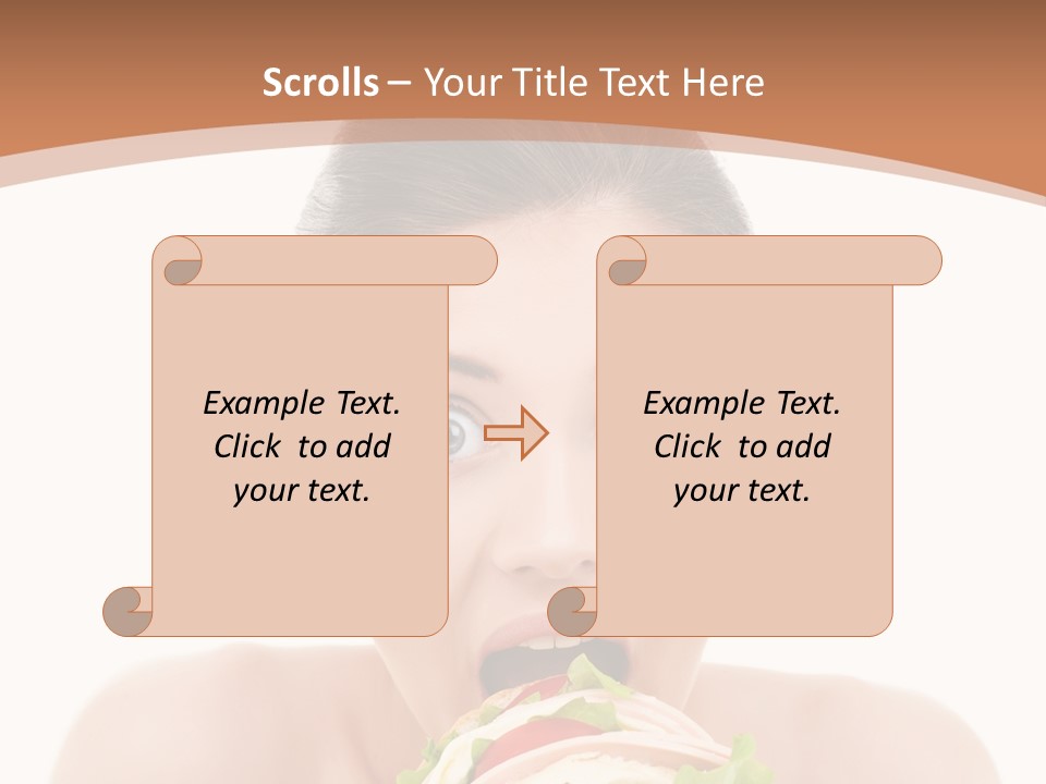 Big Female Fast PowerPoint Template