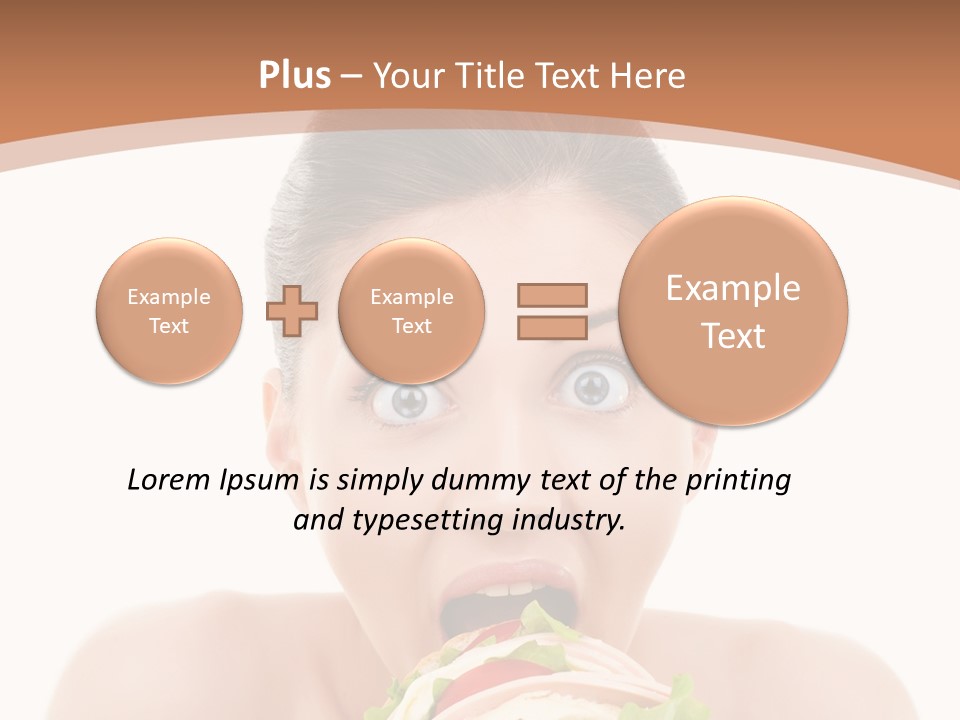 Big Female Fast PowerPoint Template