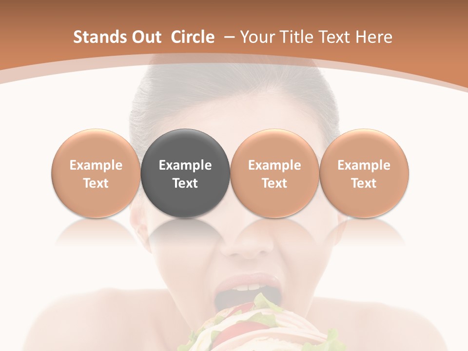 Big Female Fast PowerPoint Template