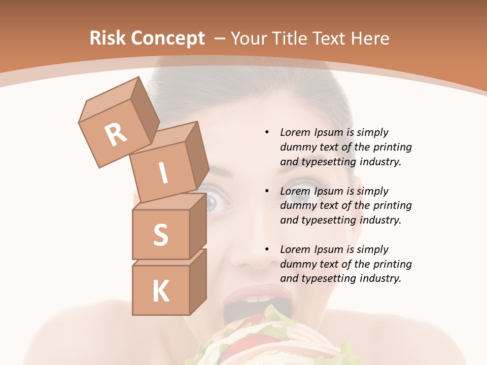 Big Female Fast PowerPoint Template